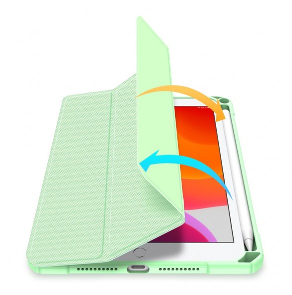 Dux Ducis Toby armored tuff Smart Cover för iPad mini 2021 med hållare för Apple Pencil grön