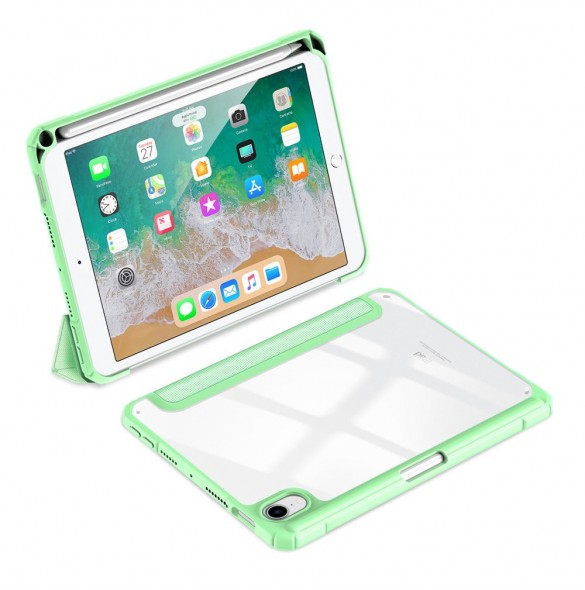 Dux Ducis Toby armored tuff Smart Cover för iPad mini 2021 med hållare för Apple Pencil grön
