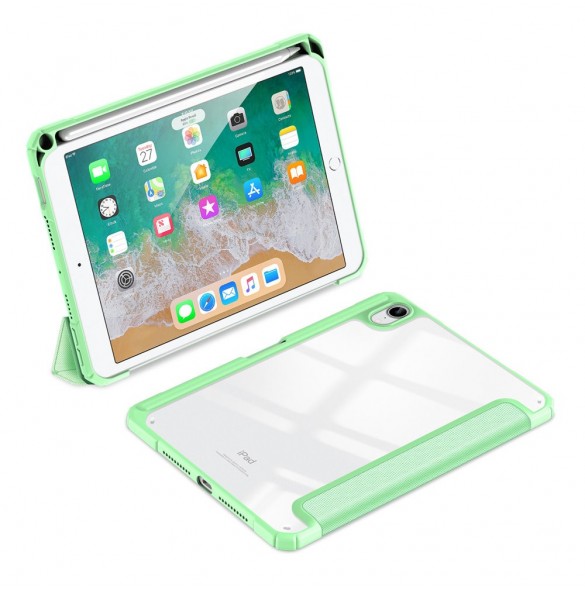 Dux Ducis Toby armored tuff Smart Cover för iPad mini 2021 med hållare för Apple Pencil grön