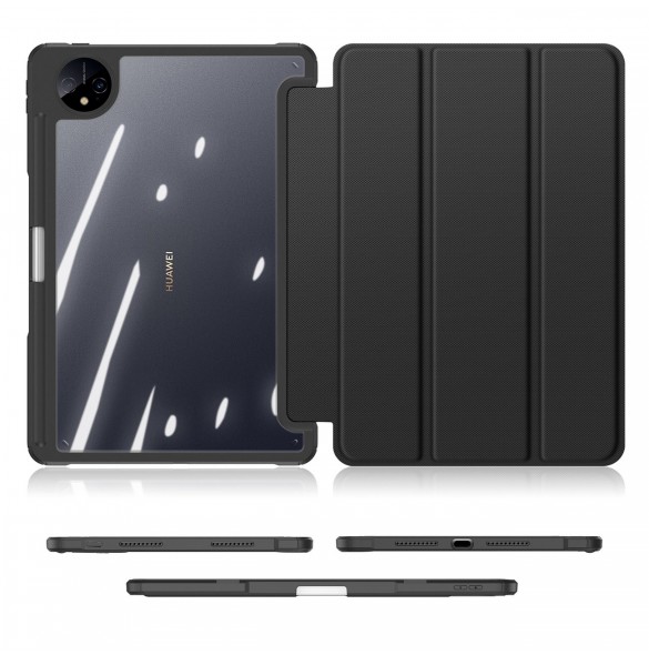 Dux Ducis Toby Fodral för Huawei MatePad Pro 11'' (2022) Fodral med S Pen Smart Cover Stativ Svart