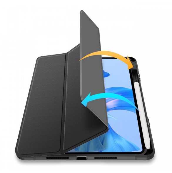 Dux Ducis Toby Fodral för Huawei MatePad Pro 11'' (2022) Fodral med S Pen Smart Cover Stativ Svart
