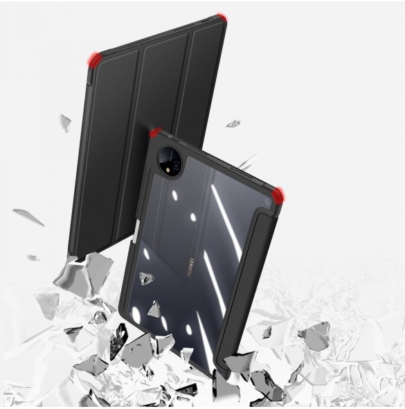 Dux Ducis Toby Fodral för Huawei MatePad Pro 11'' (2022) Fodral med S Pen Smart Cover Stativ Svart