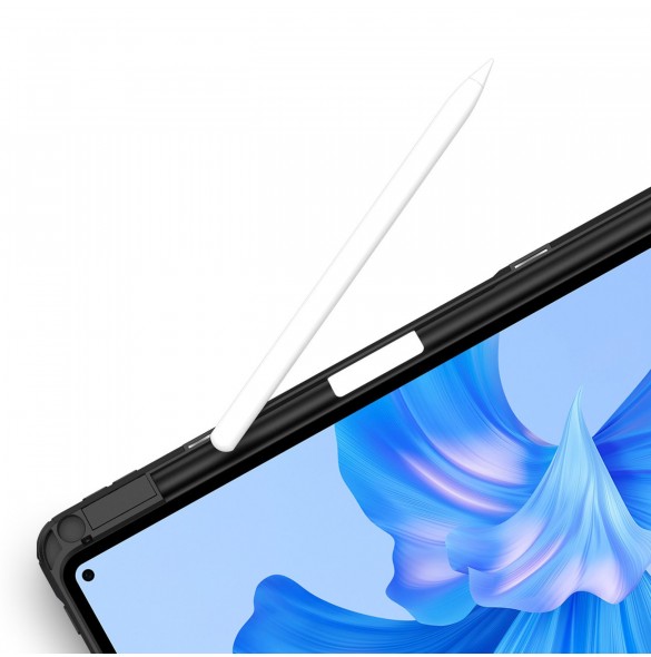 Dux Ducis Toby Fodral för Huawei MatePad Pro 11'' (2022) Fodral med S Pen Smart Cover Stativ Svart