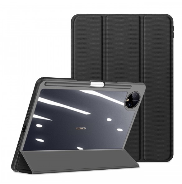 Dux Ducis Toby Fodral för Huawei MatePad Pro 11'' (2022) Fodral med S Pen Smart Cover Stativ Svart