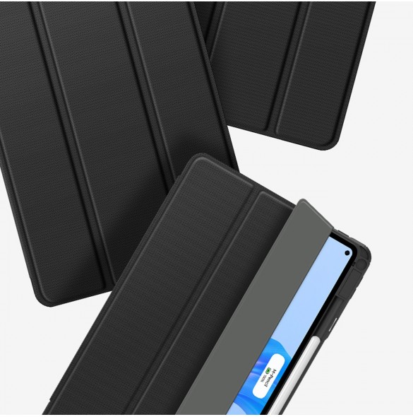 Dux Ducis Toby Fodral för Huawei MatePad Pro 11'' (2022) Fodral med S Pen Smart Cover Stativ Svart