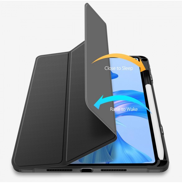 Dux Ducis Toby Fodral för Huawei MatePad Pro 11'' (2022) Fodral med S Pen Smart Cover Stativ Svart
