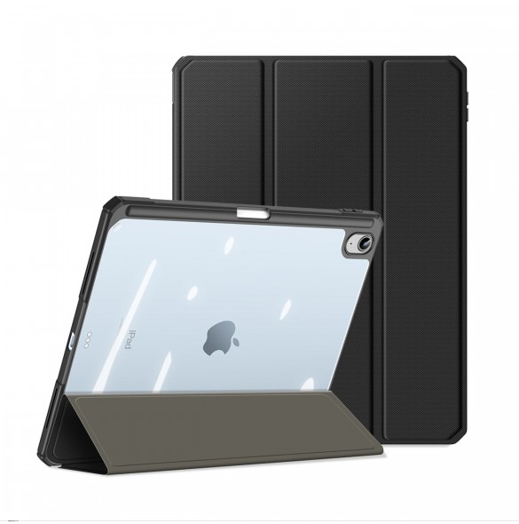 Dux Ducis Toby-fodral för iPad 10.9'' 2022 (10 gen.) skal med plats för Apple Pencil stylus smart skalställ svart