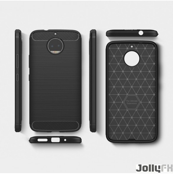 Svart och väldigt elegant cover Motorola Moto G5S.