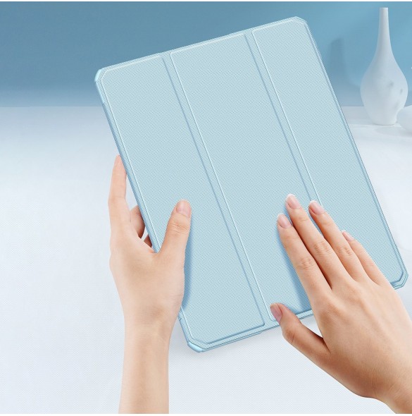 Dux Ducis Toby-fodral för iPad 10,9'' 2022 (10 gen.) skal med plats för Apple Pencil stylus smart skalställ grön
