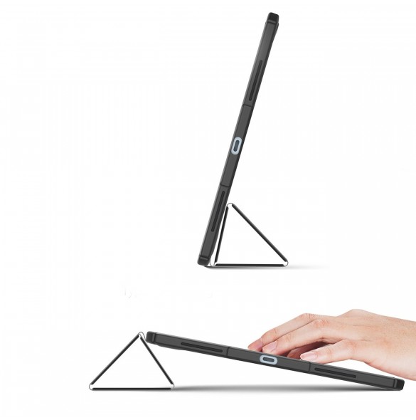 Dux Ducis Toby-fodral för iPad 10,9'' 2022 (10 gen.) skal med plats för Apple Pencil stylus smart skalställ grön