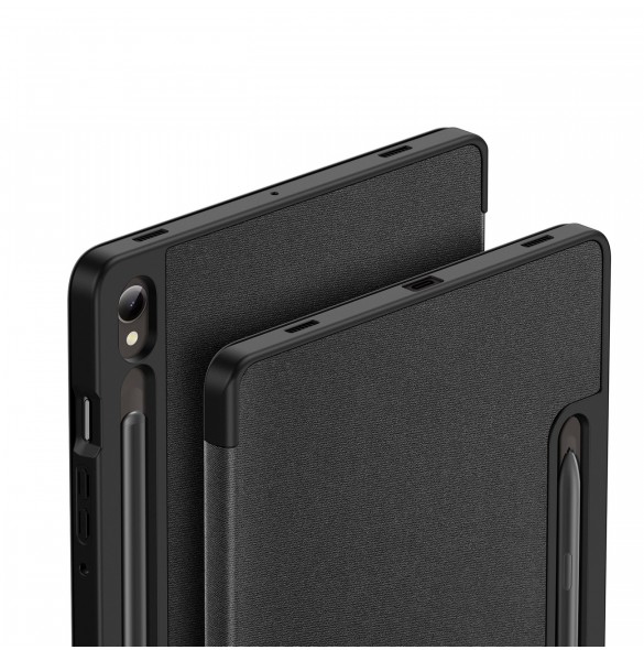 Dux Ducis Toby stylusfodral med smart sovfunktion för Samsung Tab A9 Plus 11" surfplatta - svart
