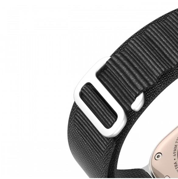Sportspänne för Apple Watch 9/8/7/6/SE/5/4/3/2/1 (41, 40, 38 mm) Dux Ducis Strap GS Version - Svart