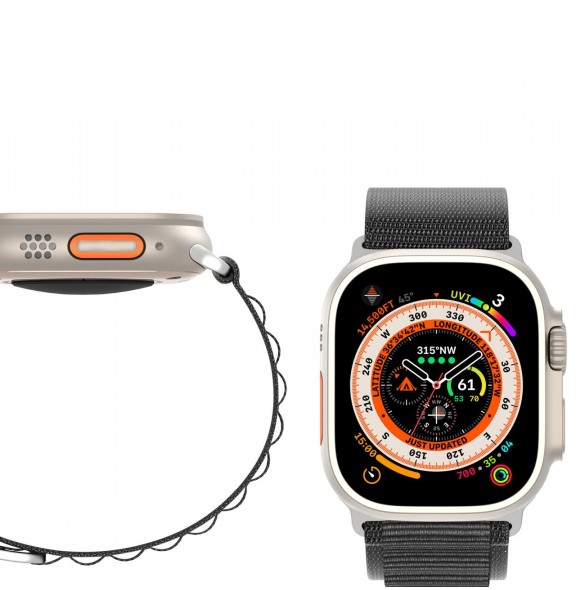 Sportspänne för Apple Watch Ultra / 9 / 8 / 7 / 6 / SE / 5 / 4 / 3 / 2 / 1 (42, 44, 45, 49 mm) Dux Ducis Strap GS Version - S