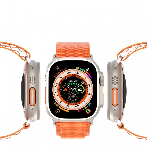 Sportrem med spänne för Apple Watch Ultra / 9 / 8 / 7 / 6 / SE / 5 / 4 / 3 / 2 / 1 (42, 44, 45, 49 mm) Dux Ducis Strap GS Ver