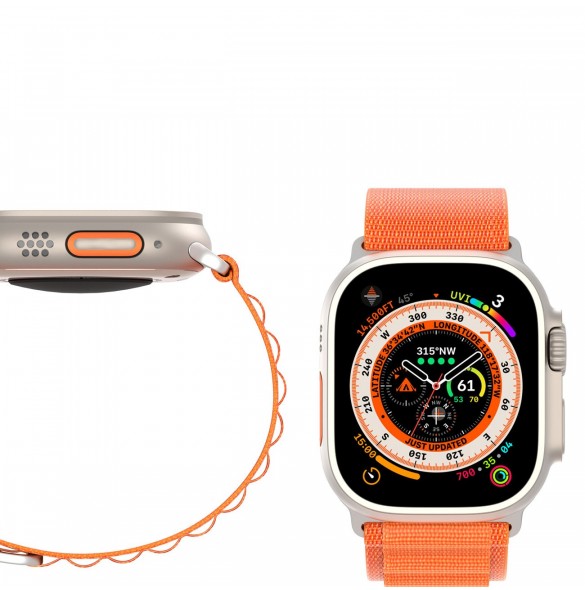 Sportrem med spänne för Apple Watch Ultra / 9 / 8 / 7 / 6 / SE / 5 / 4 / 3 / 2 / 1 (42, 44, 45, 49 mm) Dux Ducis Strap GS Ver