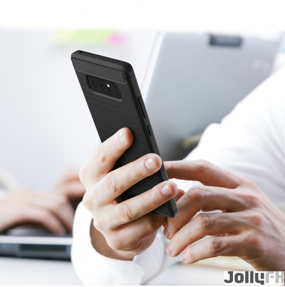 Din telefon skyddas av detta skydd från JollyFX.