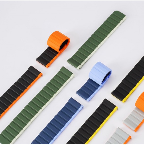 Universal Magnetic Samsung Galaxy Watch 6 Pro/6/6 Classic/5 Pro/5/5 Classic Dux Ducis-rem (20 mm LD-version) - Blå