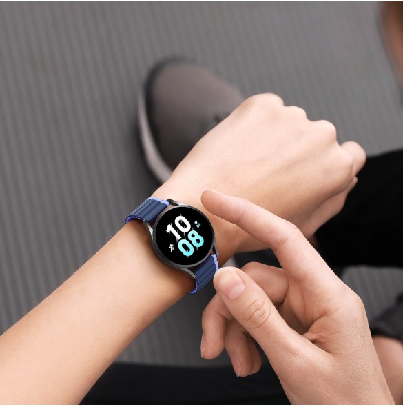 Universal Magnetic Samsung Galaxy Watch 6 Pro/6/6 Classic/5 Pro/5/5 Classic Dux Ducis-rem (20 mm LD-version) - Blå