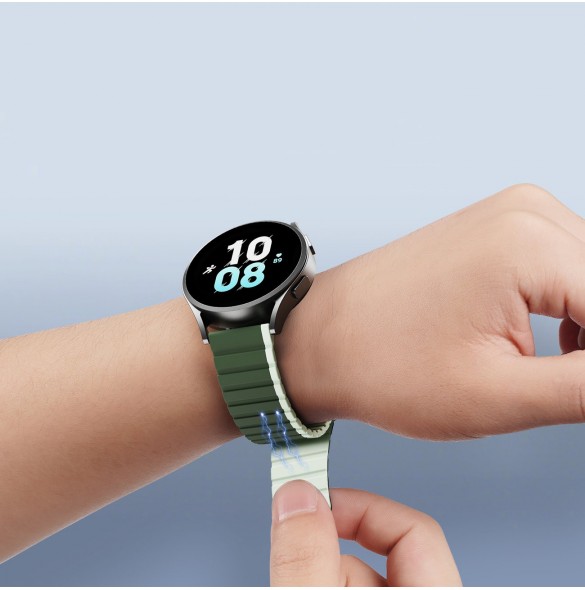 Universal Magnetic Samsung Galaxy Watch 6 Pro/6/6 Classic/5 Pro/5/5 Classic Dux Ducis-rem (20 mm LD-version) - Grön