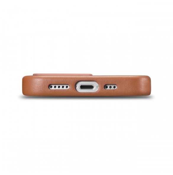 iCarer Case Läderfodral skal för iPhone 14 Pro Max Brown (WMI14220708-BN) (MagSafe-kompatibel)