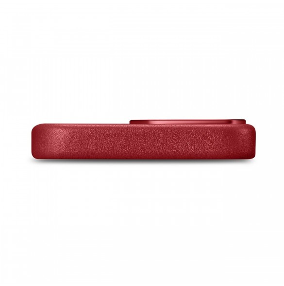 iCarer Case Läderfodral skal för iPhone 14 Pro Red (WMI14220706-RD) (MagSafe-kompatibel)