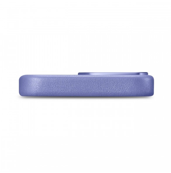 iCarer Fodral Läderfodral Äkta läderfodral för iPhone 14 Pro Max Ljuslila (WMI14220708-LP) (MagSafe-kompatibel)