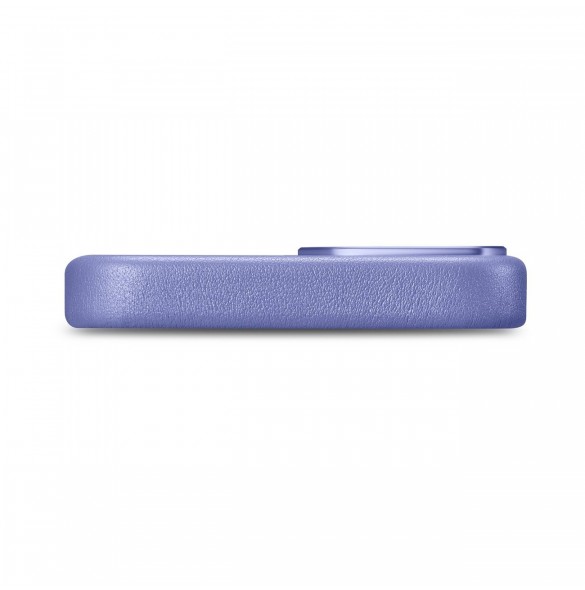 iCarer Fodral Läderfodral Äkta läder iPhone 14 Plus Ljuslila (MagSafe-kompatibel)