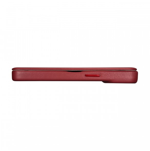 iCarer CE Premium Leather Folio Case iPhone 14 Pro Max Magnetic Flip Cover MagSafe Röd (WMI14220716-RD)