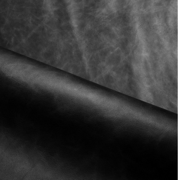 iCarer Leather Oil Wax fodral täckt med naturligt läder för iPhone 12 Pro Max svart (ALI1206-BK)