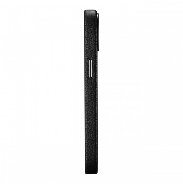 iCarer Litchi Premium läderfodral iPhone 14 Plus magnetiskt läderfodral med MagSafe Black (WMI14220711-BK)