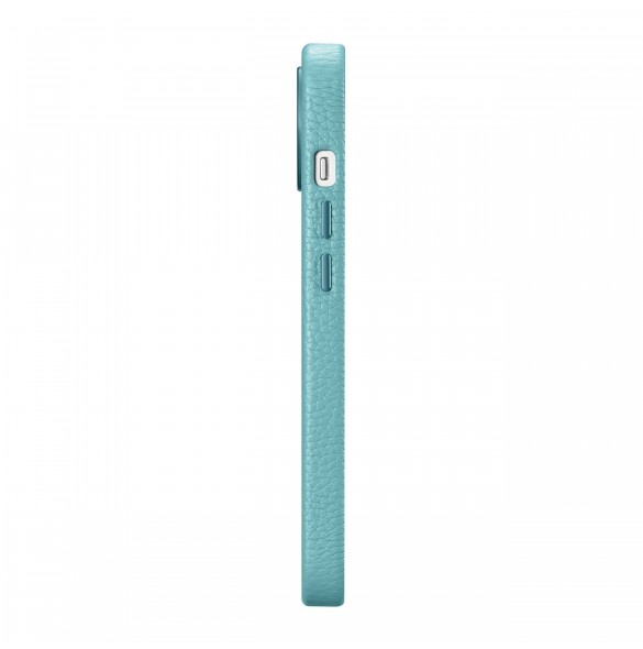 iCarer Litchi Premium läderfodral iPhone 14 Plus magnetiskt läderfodral med MagSafe Green (WMI14220711-GN)