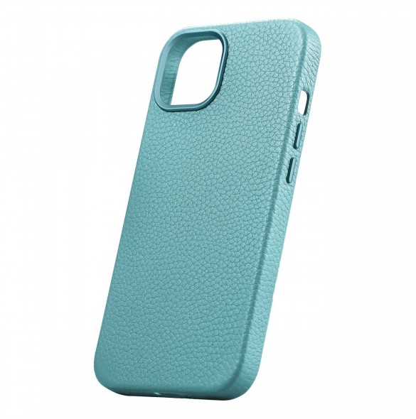 iCarer Litchi Premium läderfodral iPhone 14 Plus magnetiskt läderfodral med MagSafe Green (WMI14220711-GN)
