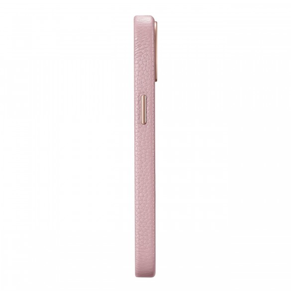 iCarer Litchi Premium Läderfodral iPhone 14 Plus Magnetisk Läderfodral med MagSafe Pink (WMI14220711-PK)
