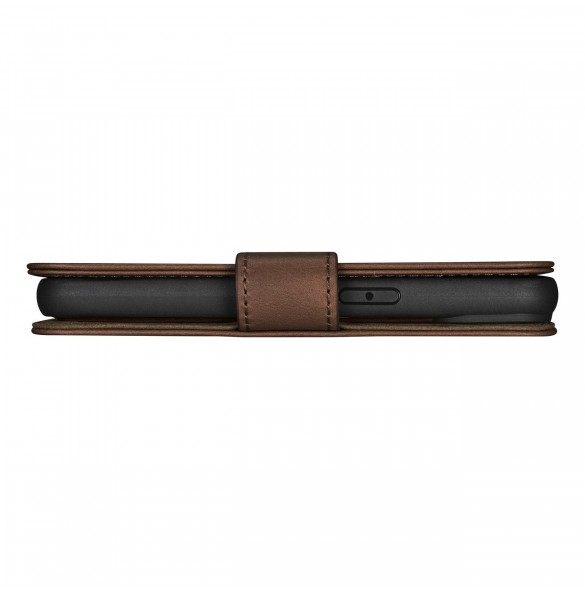 iCarer Oil Wax Wallet Case 2in1 Cover iPhone 14 Pro Anti-RFID Läder Flip Case Brun (WMI14220722-BN)