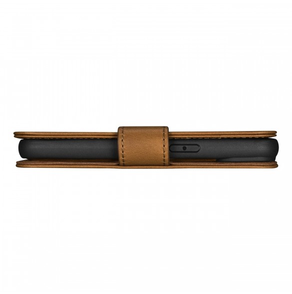 iCarer Oil Wax Wallet Case 2in1 Cover iPhone 14 Pro Anti-RFID Läder Flip Case Brun (WMI14220722-TN)