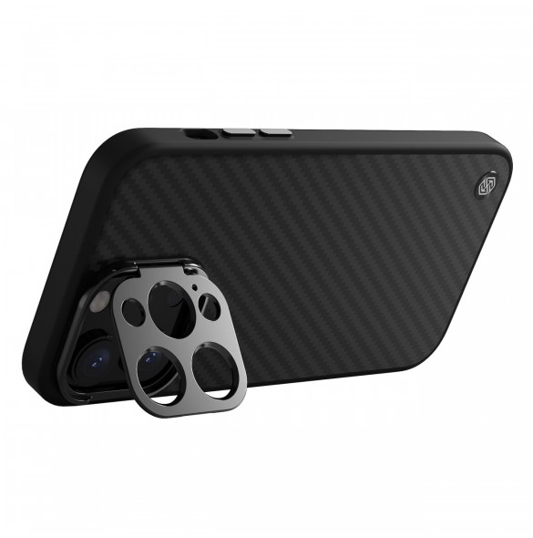 Slitstarkt Nillkin CarboProp fodral till iPhone 14 Pro - svart