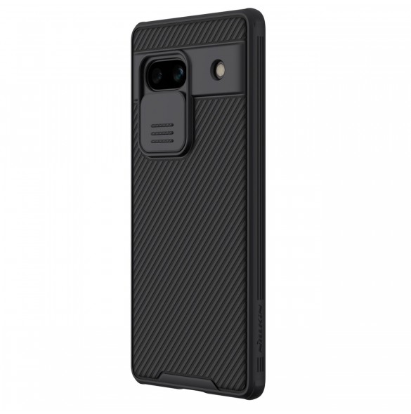 Google Pixel 7a pansarfodral med Nillkin CamShield Pro-fodral - svart