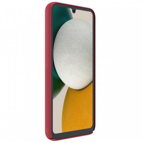 Hårt fodral för Samsung Galaxy A34 5G + Nillkin Super Frosted Shield telefonställ - Röd