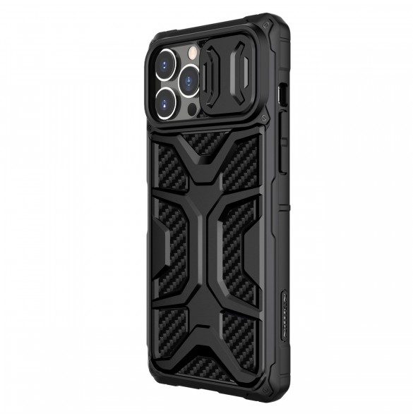 Nillkin Adventruer Fodral till iPhone 13 Pro pansarskal med kamerafodral svart