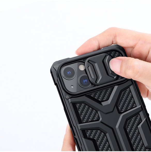 Nillkin Adventruer Fodral iPhone 13 fodral pansarskal med kamerafodral svart