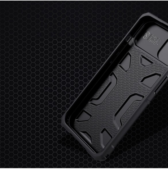 Nillkin Adventruer Fodral iPhone 13 fodral pansarskal med kamerafodral rött