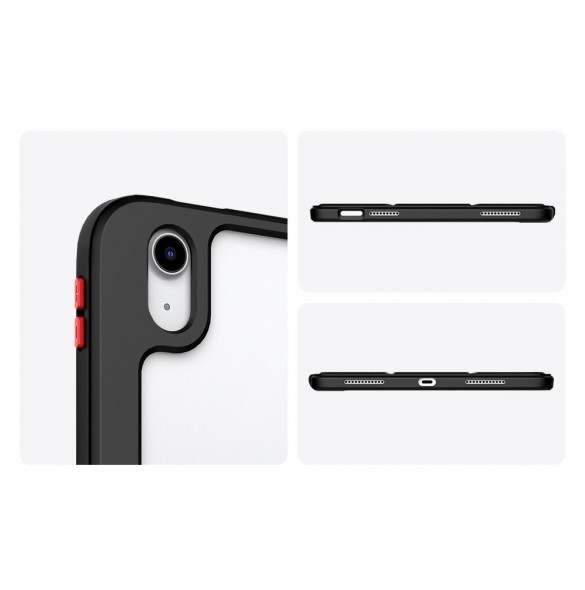 Nillkin Bevel Läderfodral för iPad 10,9'' 2022 (10 gen.) smart skal med flipstativ blå