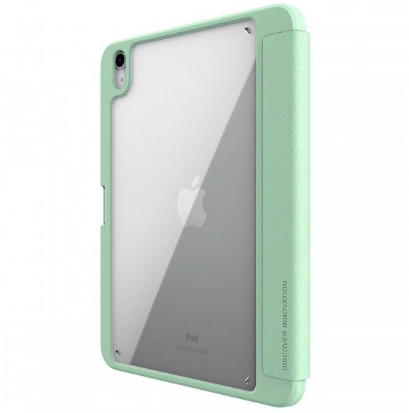 Nillkin Bevel läderfodral för iPad 10,9'' 2022 (10 gen.) smart skalskydd med flipstativ grön