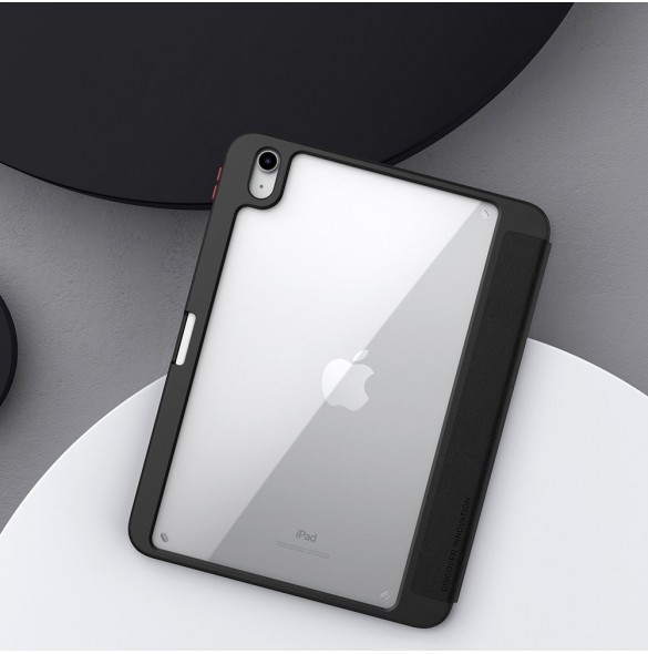 Nillkin Bevel läderfodral för iPad 10,9'' 2022 (10 gen.) smart skalskydd med flipstativ grön