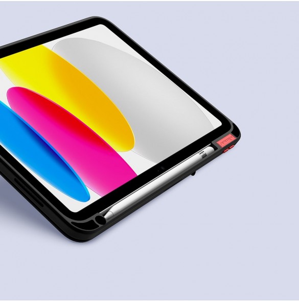 Nillkin Bevel läderfodral för iPad 10,9'' 2022 (10 gen.) smart skalskydd med flipstativ grön
