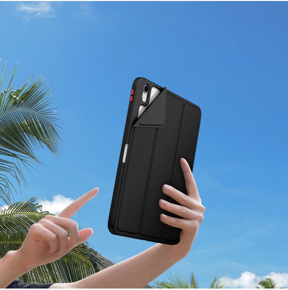 Nillkin Bevel läderfodral för iPad 10,9'' 2022 (10 gen.) smart skalskydd med flipstativ grön