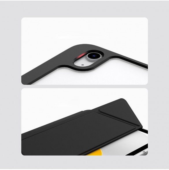 Nillkin Bevel läderfodral för iPad 10,9'' 2022 (10 gen.) smart skalskydd med flipstativ grön