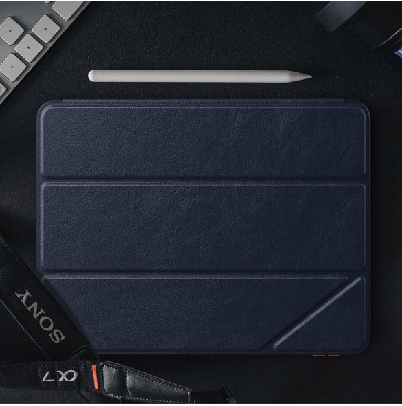 Nillkin Bevel läderfodral för iPad 10,9'' 2022 (10 gen.) smart skalskydd med flipstativ grön