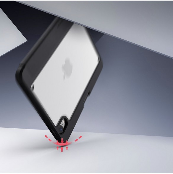 Nillkin Bevel Läderfodral för iPad mini 2021 skal med flip smart sovfodral svart
