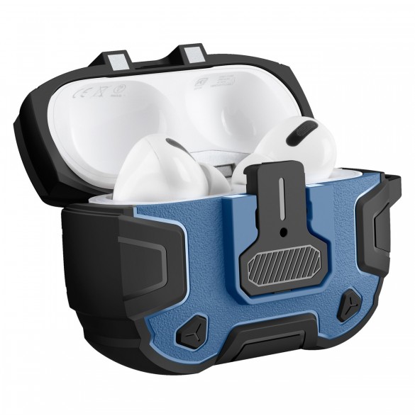 Nillkin Bounce Pro Case-fodral för AirPods Pro 2 pansarfodral för hörlurar blå